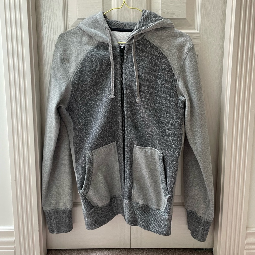 Reigning Champ Zip Up Hoodie in Gray
